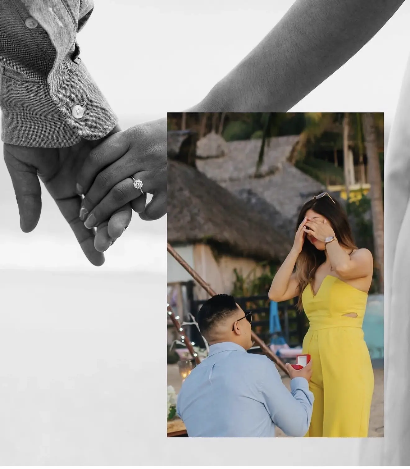 Beach. marriage proposal, moment 7