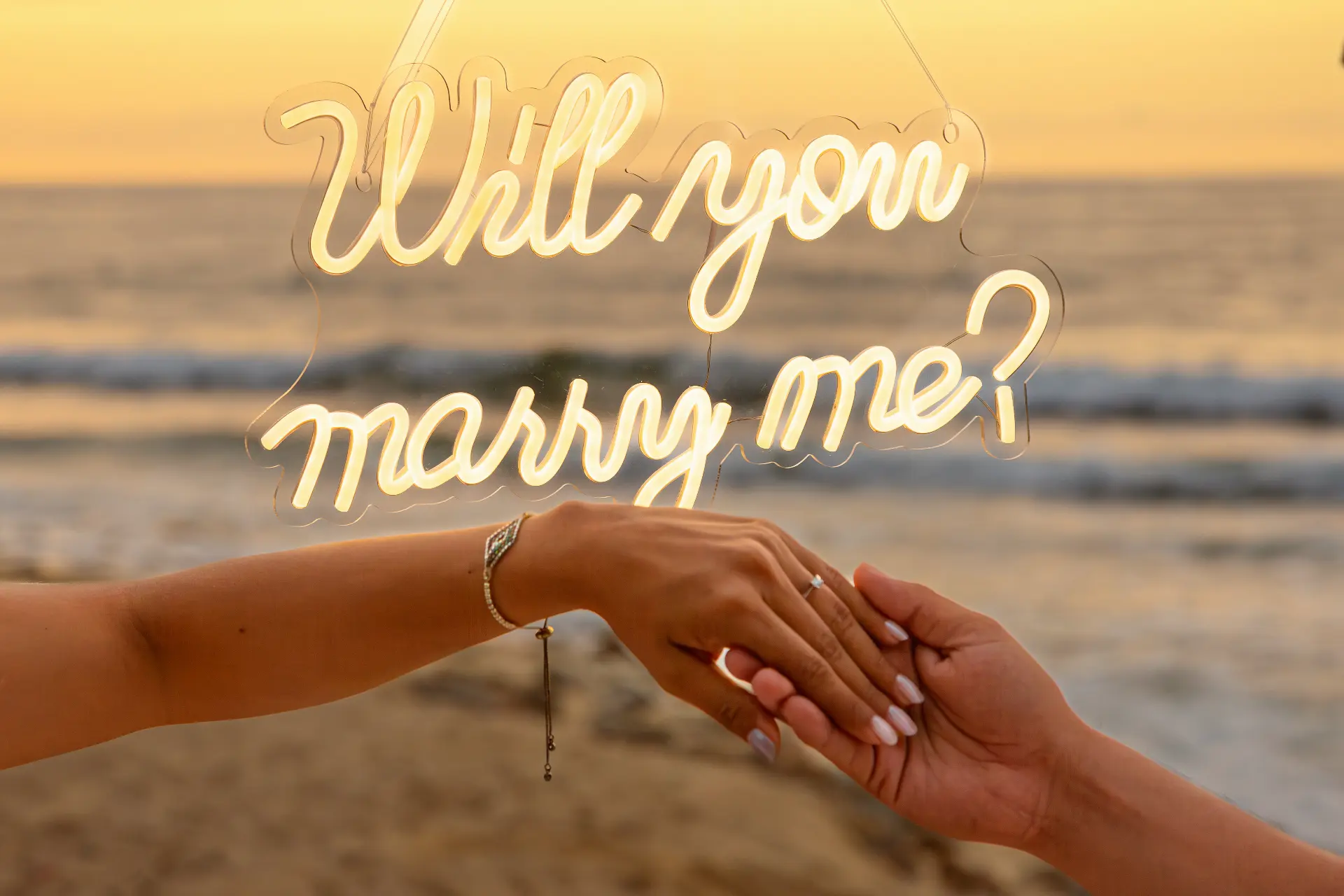 Beach. marriage proposal, moment 5